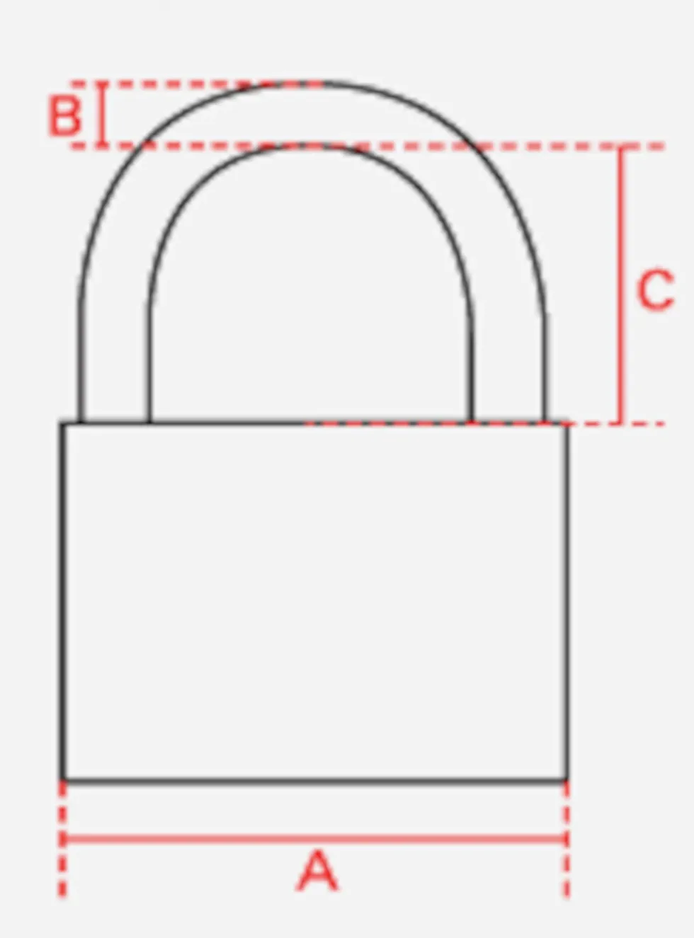 Abus Hengelås 50 mm
