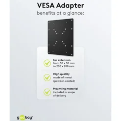 Adapter for veggfeste til TV