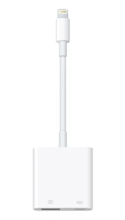 Adapter Lightning til USB med strømtilførsel
