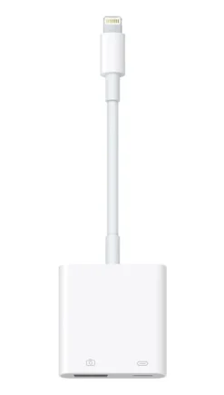 Adapter Lightning til USB med strømtilførsel