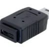 Adapter Micro-USB-hunnkontakt til Mini-USB-hannkontakt