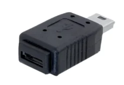 Adapter Micro-USB-hunnkontakt til Mini-USB-hannkontakt