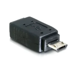 Adapter mini-USB-hunnkontakt til micro-USB-hannkontakt