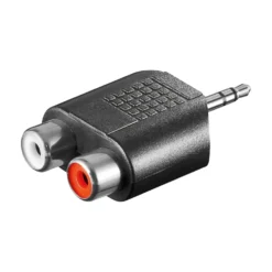 Adapter 3,5 mm til 2 x RCA