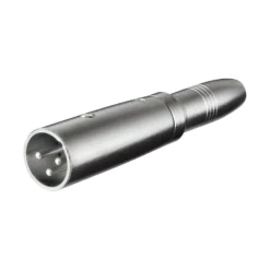 Adapter – XLR-hann til 6,3 mm-hunn