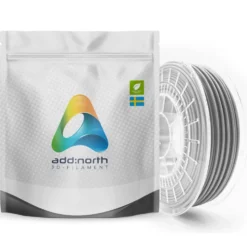 Addnorth E-PLA-filament for 3D-skrivere 1,75 mm Lysegrå