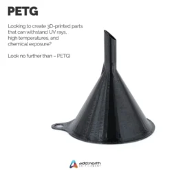 Addnorth PETG Economy-filament 1,75 mm 1000 g – svart
