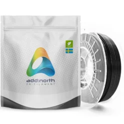 Addnorth PETG-filament for 3D-skriver 1,75 mm Svart