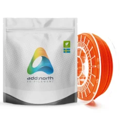 Addnorth PETG-filament for 3D-skrivere 1,75 mm Lucent Orange