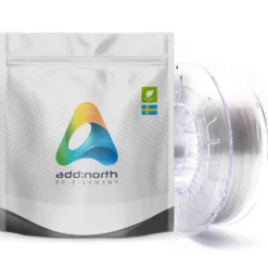 Addnorth PETG-filament for 3D-skrivere 1,75 mm Transparent
