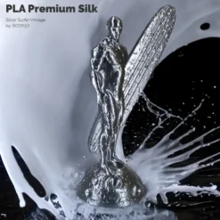 Addnorth PLA Premium Silk Filament for 3D-skriver - 1,75 mm Sølv
