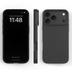 Agood company Plantebasert mobildeksel for iPhone 17 Pro Max Svart