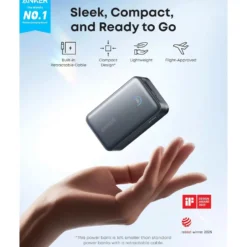 Anker Anker Nano Powerbank 10 000 mAh 45 W Svart
