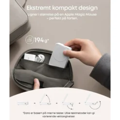 Anker MagGo Trådløs og sammenleggbar 3-i-1-ladestasjon Hvit