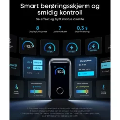 Anker Prime Charger 160 W – USB-C-lader med 3 porter og display