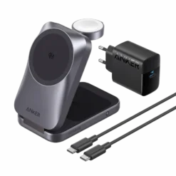 Anker Prime Foldable trådløs ladestasjon 3-i-1 MagGo Svart