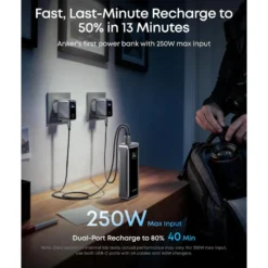 Anker Prime Powerbank 300 W PD 3.1 26 250 mAh