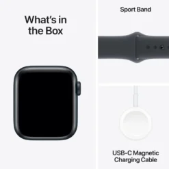 Apple Watch SE GPS 40 mm Midnight Case med Midnight Sport band M/L