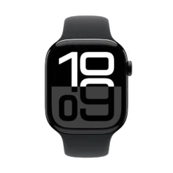 Apple Watch Series 10 GPS 46 mm Jet Black Case med Black Sport band S/M