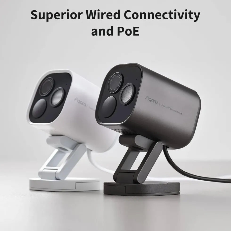 Aqara Aqara Camera Hub G5 Pro (PoE) – Overvåkingskamera med innebygd smarthub Grå