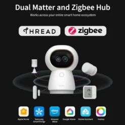 Aqara Camera Hub G350 4K overvåkningskamera og Matter-hub Hvit