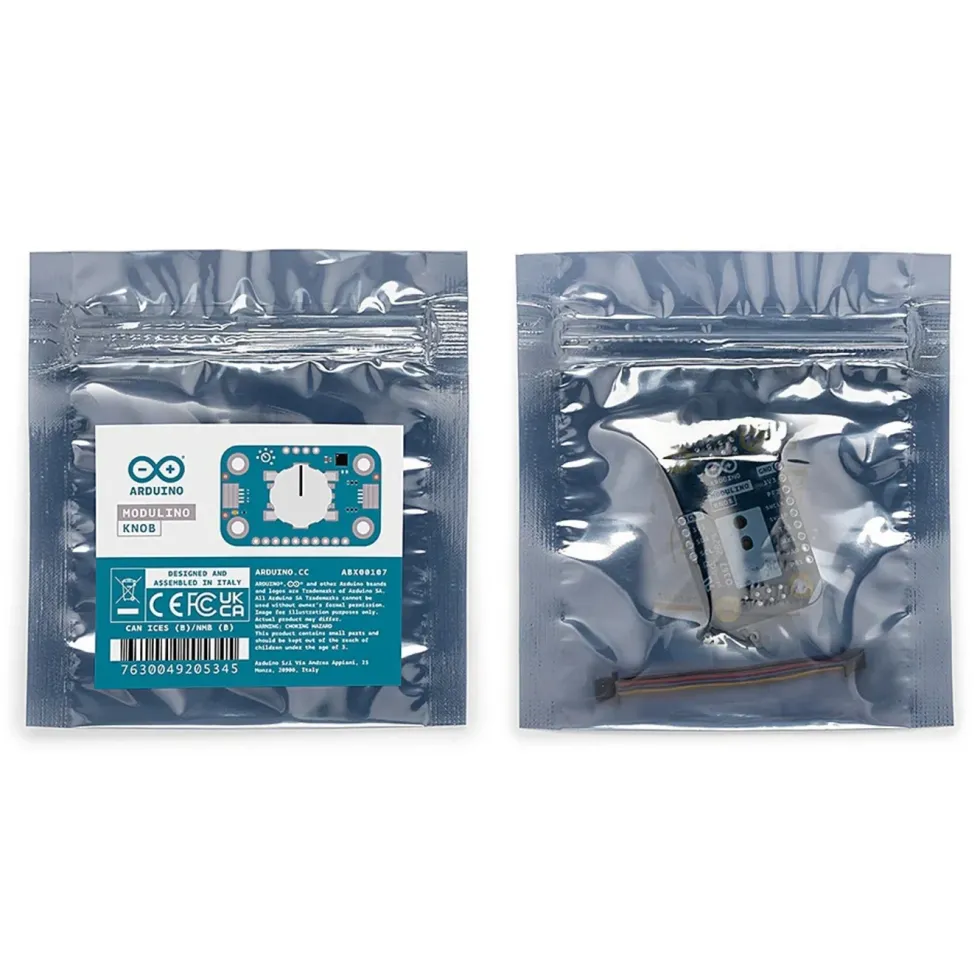 Arduino Modulino Knob – rotasjonsenkoder med trykknapp