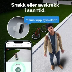 Arlo Essential 3 2K – Trådløst overvåkingskamera 2-pk.