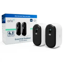 Arlo Essential 2 2K – Trådløst overvåkingskamera 2-pk.