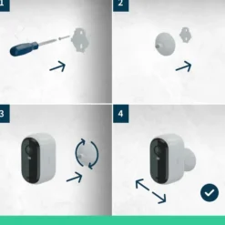 Arlo Essential 2 2K – Trådløst overvåkingskamera 2-pk.