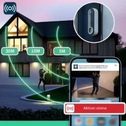 Arlo Essential 2K Trådløs videodørklokke med Chime 2
