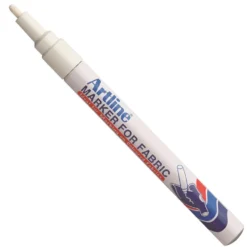 Artline Tekstilpenn Artline EKC-1 Fabric - hvit