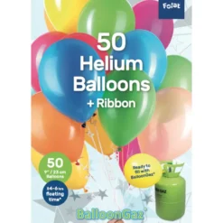 Ballonger i blandede farger 50-pk.