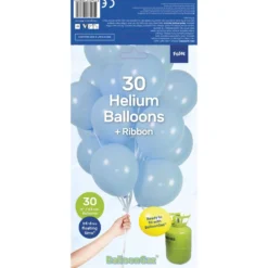 Ballonger 30-pk. Lysblå