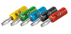 Bananplugg 4 mm Svart