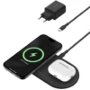 Belkin BoostCharge Pro 2-i-1 med Qi2 15 W Svart