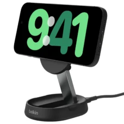 Belkin BoostCharge Pro Ladestativ med Qi2 15 W Svart