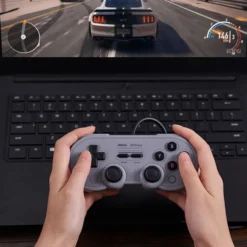 8Bitdo SN30 Pro Håndkontroller med USB-tilkobling Grå