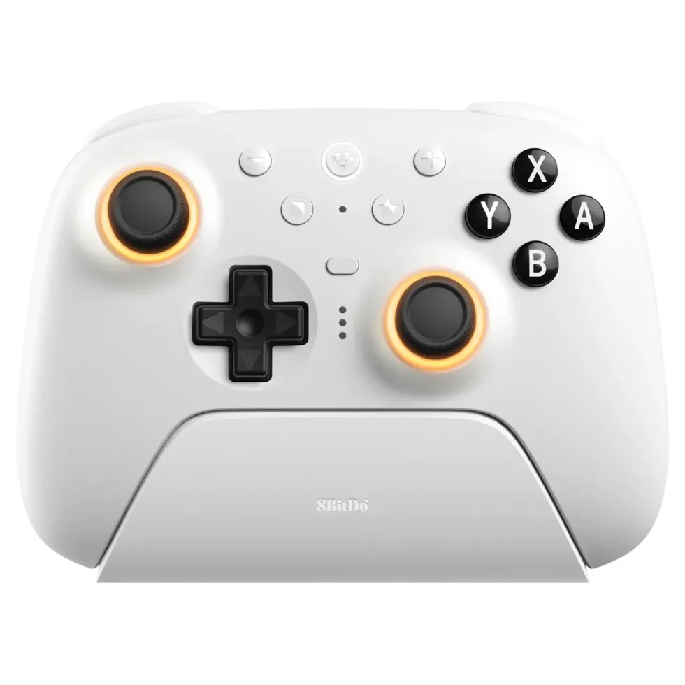 8Bitdo Ultimate 2 Bluetooth-kontroller Hvit