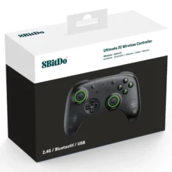 8Bitdo Ultimate 2C trådløs håndkontroller – Transparent Black