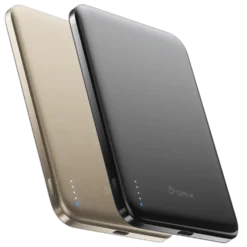 BMX Ultratynt magnetisk Qi2-powerbank 5000 mAh, semi-solid-state i titan Gold