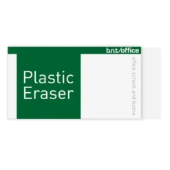BNT Office Viskelær hvitt 2-pk.