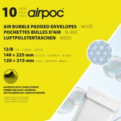 Bobleposer 10-pk. 120x215 mm