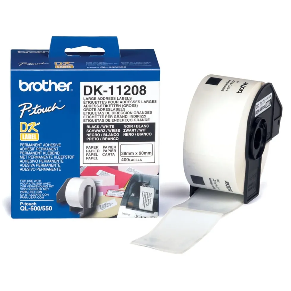 Brother DK-adresseetiketter 38x90 mm