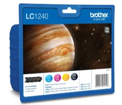 Brother LC1240 blekkpatroner, 4-pakk