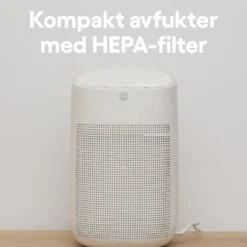 Cleverio AD100 Kompakt avfukter med HEPA-filter