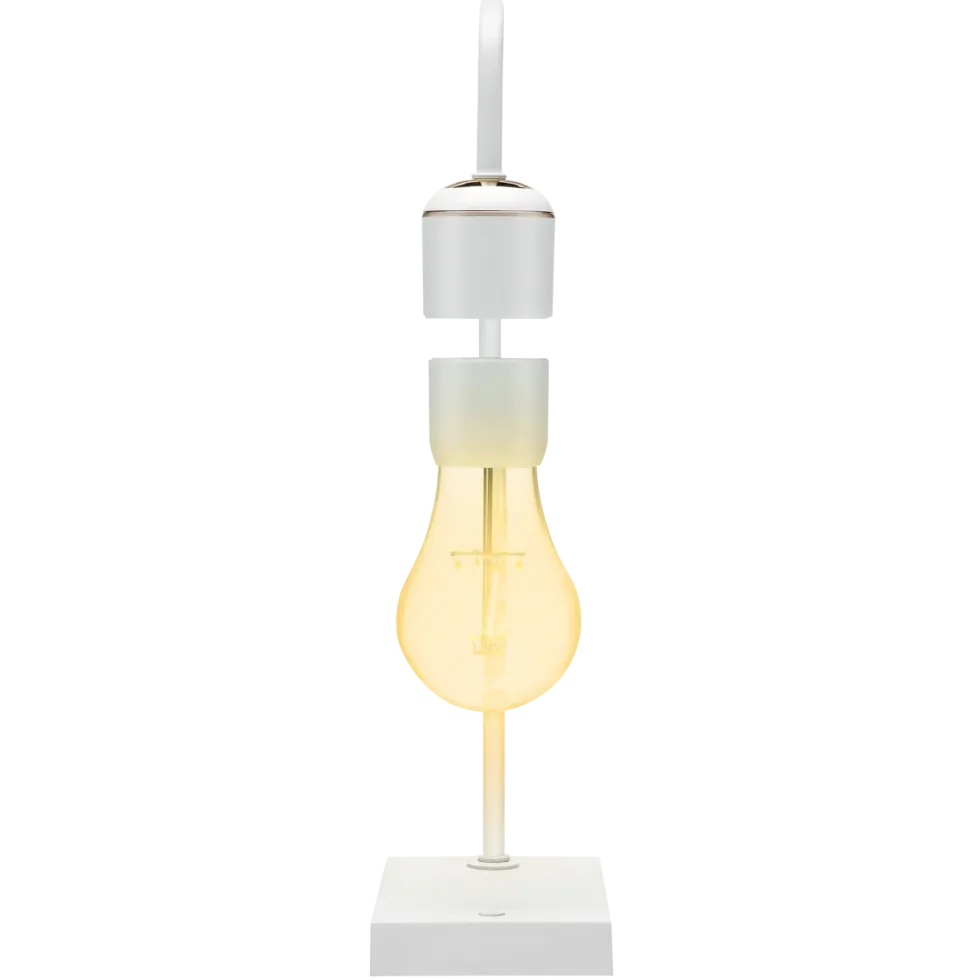 Cleverio Svevende bordlampe Hvit