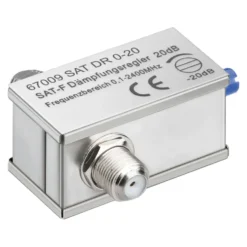 Dempeledd for antennesignal 0-20 dB