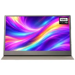 Denver Bærbar Full HD-skjerm med USB-C og IPS-panel 15,6"