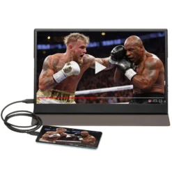 Denver Bærbar Full HD-skjerm med USB-C og IPS-panel 15,6