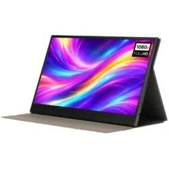 Denver Bærbar Full HD-skjerm med USB-C og IPS-panel 15,6